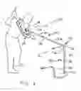 Fig. 02 - Adjustable athletic swing training aid