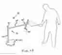 Fig. 12 - Adjustable athletic swing training aid