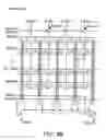 Fig. 10 - Circuit layout and structure for a non-volatile memory
