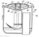 Fig. 01 - Flow trap with compartment separator and baffle for use in a waterless urinal