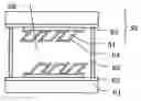 Fig. 01 - Vertically-aligned liquid crystal display device having a rugged structure which is in contact with the liquid crystal layer
