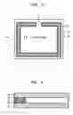 Fig. 03 - Bonding structure for flat panel display and method having outer and inner walls of a predetermined interval having sealant and bonded to upper and lower substrates for unimpeded cell gap between the substrates and the inner separation wall