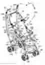 Fig. 01 - Stroller frame foldable in two directions