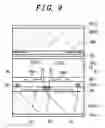 Fig. 09 - LCD device having counter voltage signal line between and parallel with pairs of gate signal lines formed over counter electrode with conductive layer formed of an extending portion thereof at boundary portion of adjacent pixels