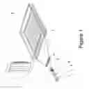 Fig. 02 - Method and apparatus for a reduced thickness television display using shallow angle oblique projection