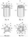 Fig. 12 - Apparatus and method for molding golf balls