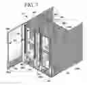 Fig. 06 - Cabinet for computer devices with air distribution device