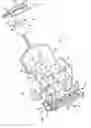 Fig. 01 - Internal combustion engine traction drive with electric cutting unit drive for walking greens mower
