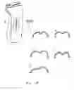 Fig. 43 - Bottle, retaining device and associated elements for carrying containers and other items
