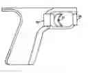 Fig. 01 - Universal trigger frame and active trigger return mechanism for pneumatic launching devices