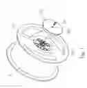 Fig. 02 - Retainer of a mark capable of retaining the mark on a rotating wheel without rotating with the wheel