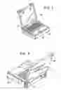 Fig. 02 - Electronic equipment shock isolation/protection bumper, with integrated antenna
