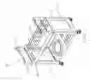 Fig. 10 - Foldable barbecue grill
