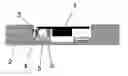 Fig. 01 - Electrically anisotropically conductive hotmelt adhesive for implanting electrical modules in a card body