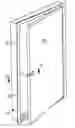 Fig. 01 - Shipping retainer for prehung doors