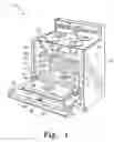 Fig. 02 - Oven lock with mechanical actuation of remotely located door switch