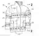 Fig. 01 - Reversible, protective garment for military or paramilitary firefighter or emergency worker