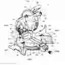 Fig. 01 - Miter saw having mechanism for adjusting tilting angle of circular saw blade