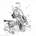 Fig. 03 - Miter saw having mechanism for adjusting tilting angle of circular saw blade