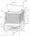 Fig. 01 - Package containing a first compartment for storing unused disposable cleaning products and a second compartment for storing used disposable cleaning products