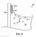 Fig. 09 - One-way transparent optical system having light absorption elements and light refracting structures
