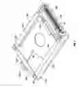 Fig. 07 - Hard disk drive (HDD) assembly of small form-factor HDD shock-mounted in frame having dimensions of larger form-factor HDD