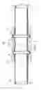 Fig. 06 - Double-ended conduit with graded locking sleeves