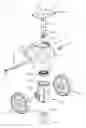 Fig. 01 - Caster with powered brake