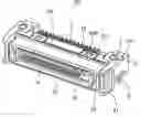 Fig. 01 - Electrical connector with steady shell