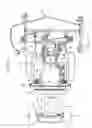 Fig. 10 - Lawn mower having an engine disposed rearwardly of a driver's seat