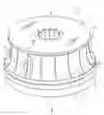 Fig. 01 - Francis wheel and hydraulic machine comprising one such wheel