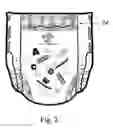 Fig. 03 - Absorbent articles having wetness-indicating character graphics providing an interactive training aid