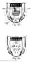 Fig. 06 - Absorbent articles having wetness-indicating character graphics providing an interactive training aid