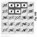 Fig. 22 - Bingo game with multicard patterns