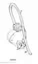 Fig. 02 - Earring with pivotal hook wire and fastener