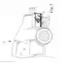 Fig. 04 - Bicycle-holding apparatus concealable in bumper shell