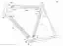 Fig. 01 - Sizable composite tube bicycle frame and method of making