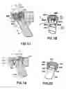 Fig. 07 - Fixation system with plate having holes with divergent axes and multidirectional fixators for use therethrough