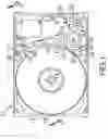 Fig. 02 - Disk drive capable of restricting unexpected movement of a head suspension using a latch member to restrict movement of the suspension and elasticity of the suspension to enable a head load tab to move down a ramp inclined surface