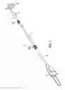 Fig. 02 - Extensible pole saw having separable sections