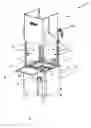 Fig. 02 - Warewash machine with moveable table and multi-position rack support track