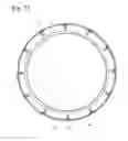 Fig. 13 - Production method of annular, fiber-reinforced composite structure, and annular frame constituted by such structure for aircraft fuselages