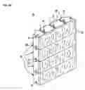 Fig. 34 - Block for constructing retaining wall, prefabricated reinforced retaining wall constructed using the block and construction method of the prefabricated reinforced retaining wall