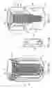 Fig. 09 - Carrying case for cell phone or other device with protective end cap and cushioning