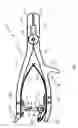 Fig. 02 - Surgical clamp and cutting blade