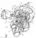 Fig. 02 - Turbocharger and vane support ring for it