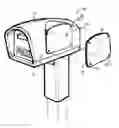 Fig. 01 - Mailbox with detachable decoration side panels