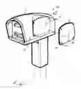 Fig. 02 - Mailbox with detachable decoration side panels