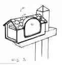 Fig. 04 - Mailbox with detachable decoration side panels