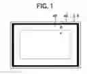 Fig. 02 - Liquid crystal display having a lower density of spacers at the periphery than at the center of the display area to provide increased compression at the center